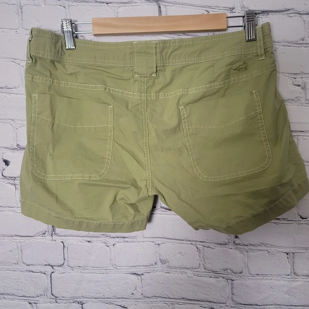 Horny Toad Womens Olive‎ Green Organic Cotton Utility Hiking Shorts 10 Gorpcore